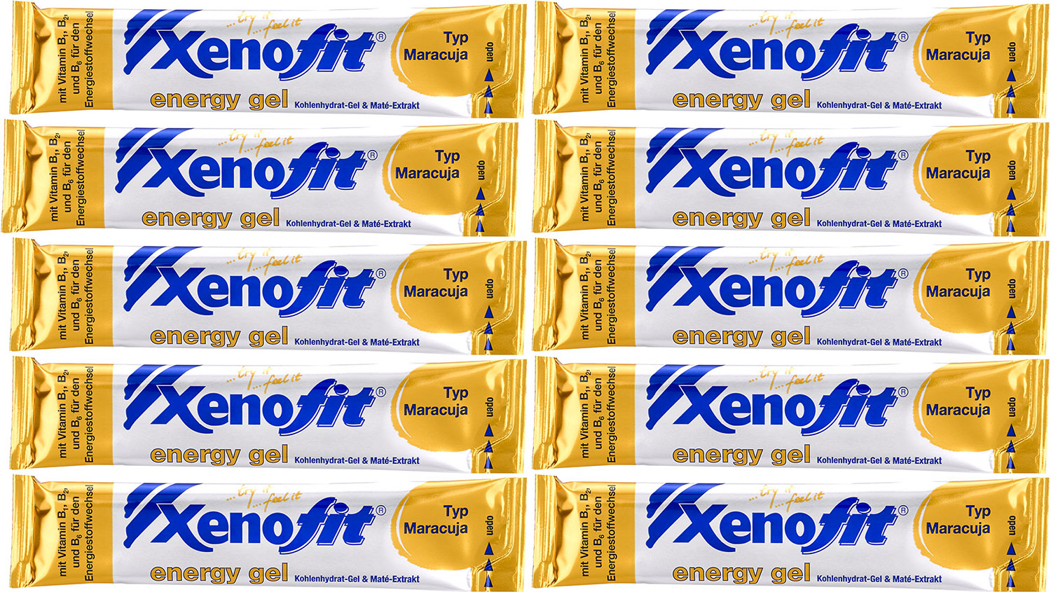 Xenofit energy gel passion fruit 10x25g