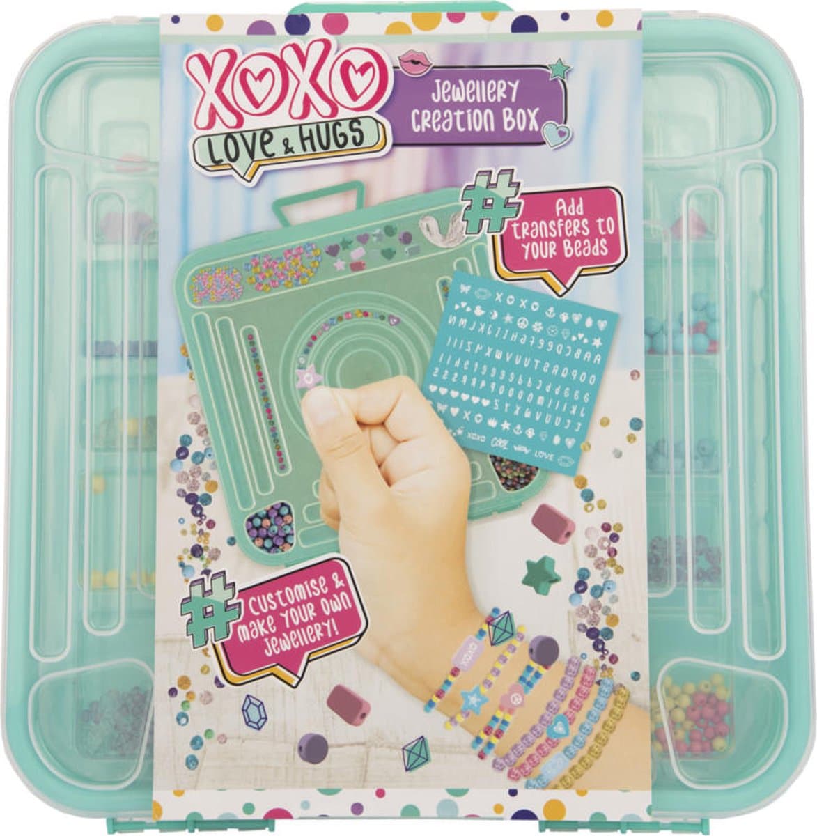 Otto simon xoxo love en knuffels, sieraden creation box met stikkers om alles nog leuker te maken