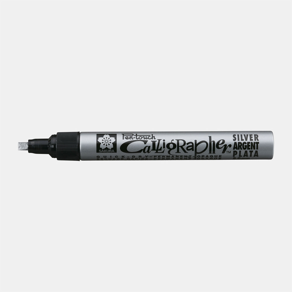 Sakura • pen-touch kalligrafie pen medium zilver