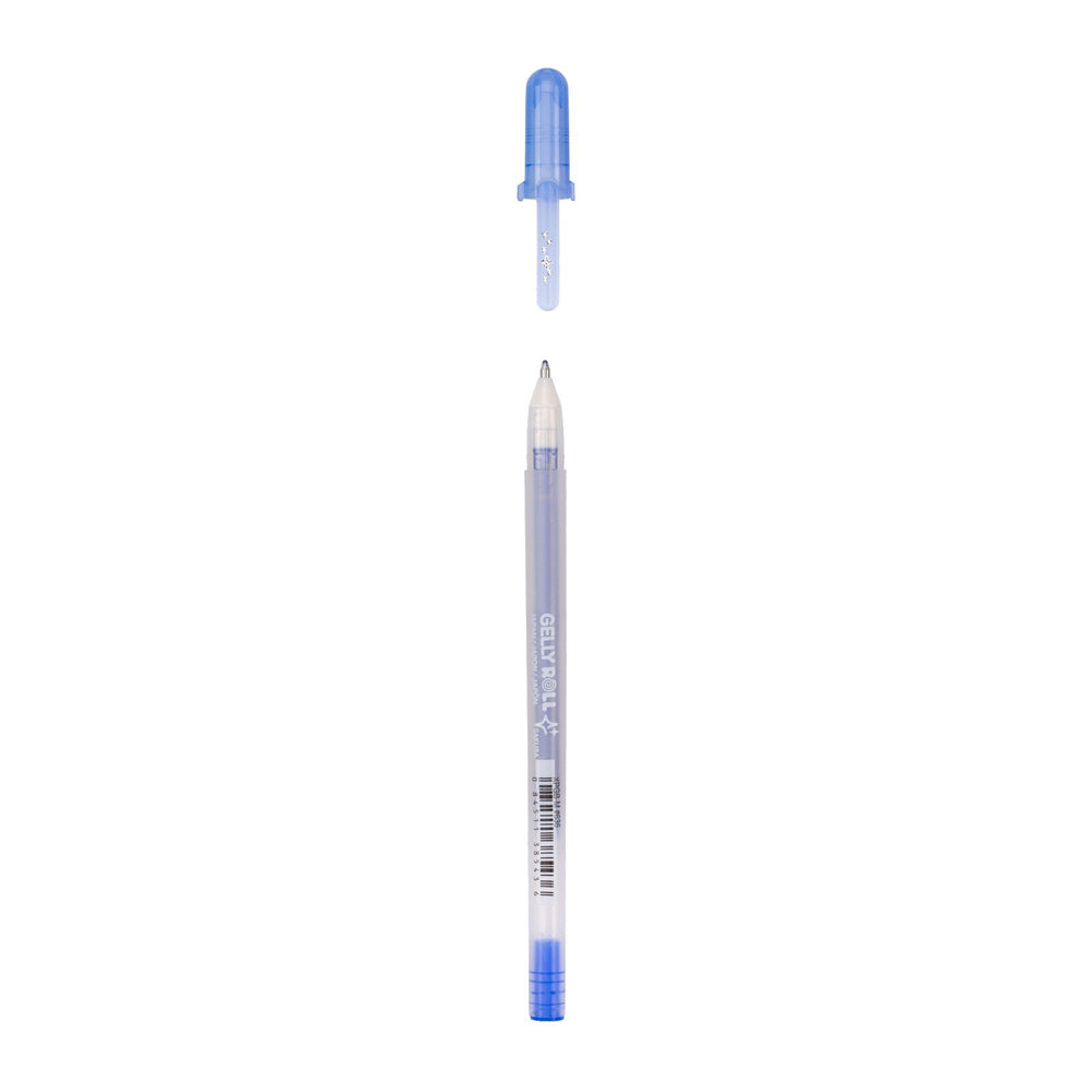 Sakura • gelly roll silver shadow blauw