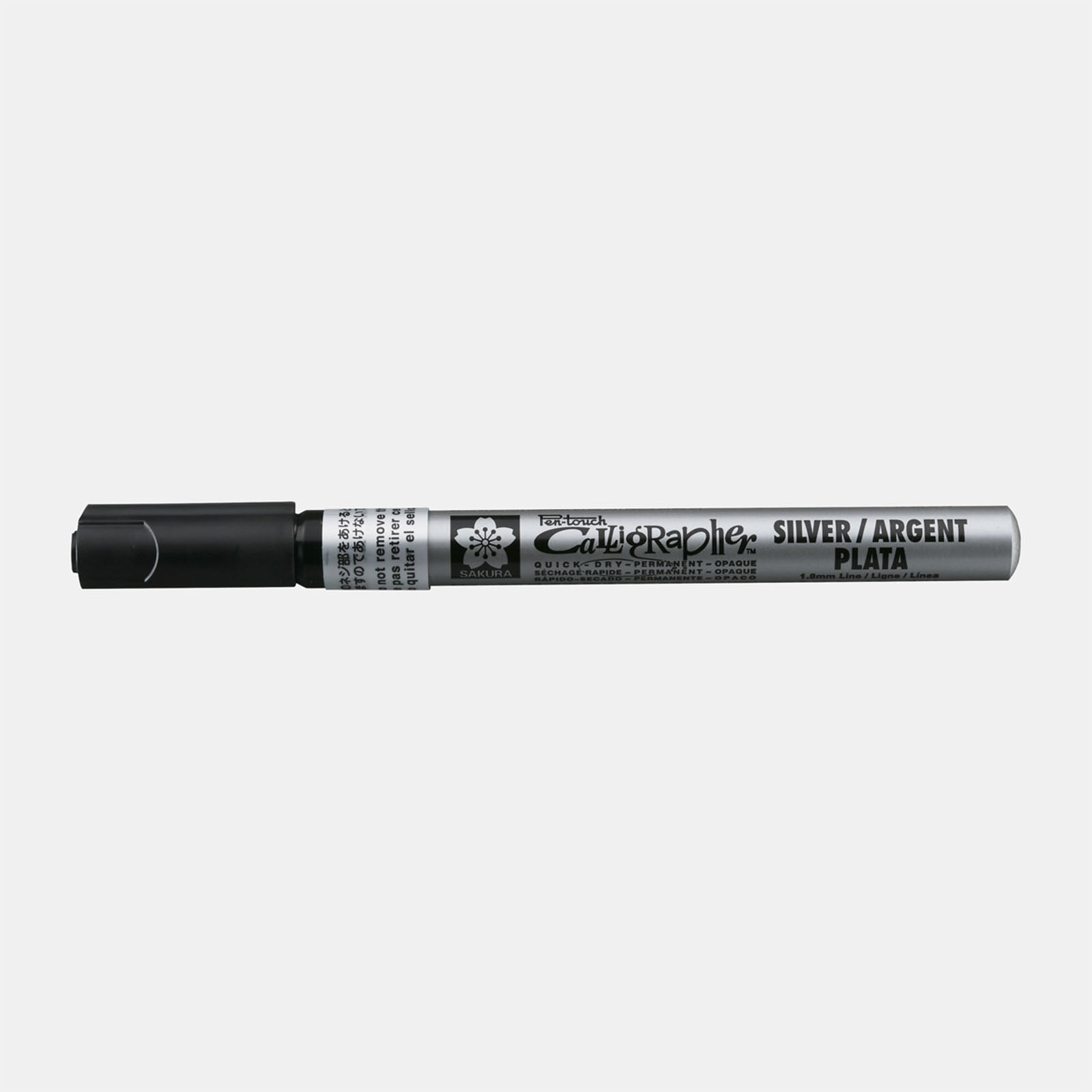Sakura Pen-touch permanentmarker kalligrafie 1,8 mm zilver