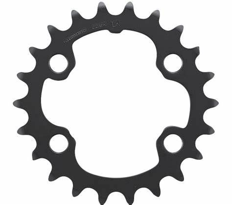 Shimano kettingblad 22t keu fc-u6000-2 | 64 mm | zwart