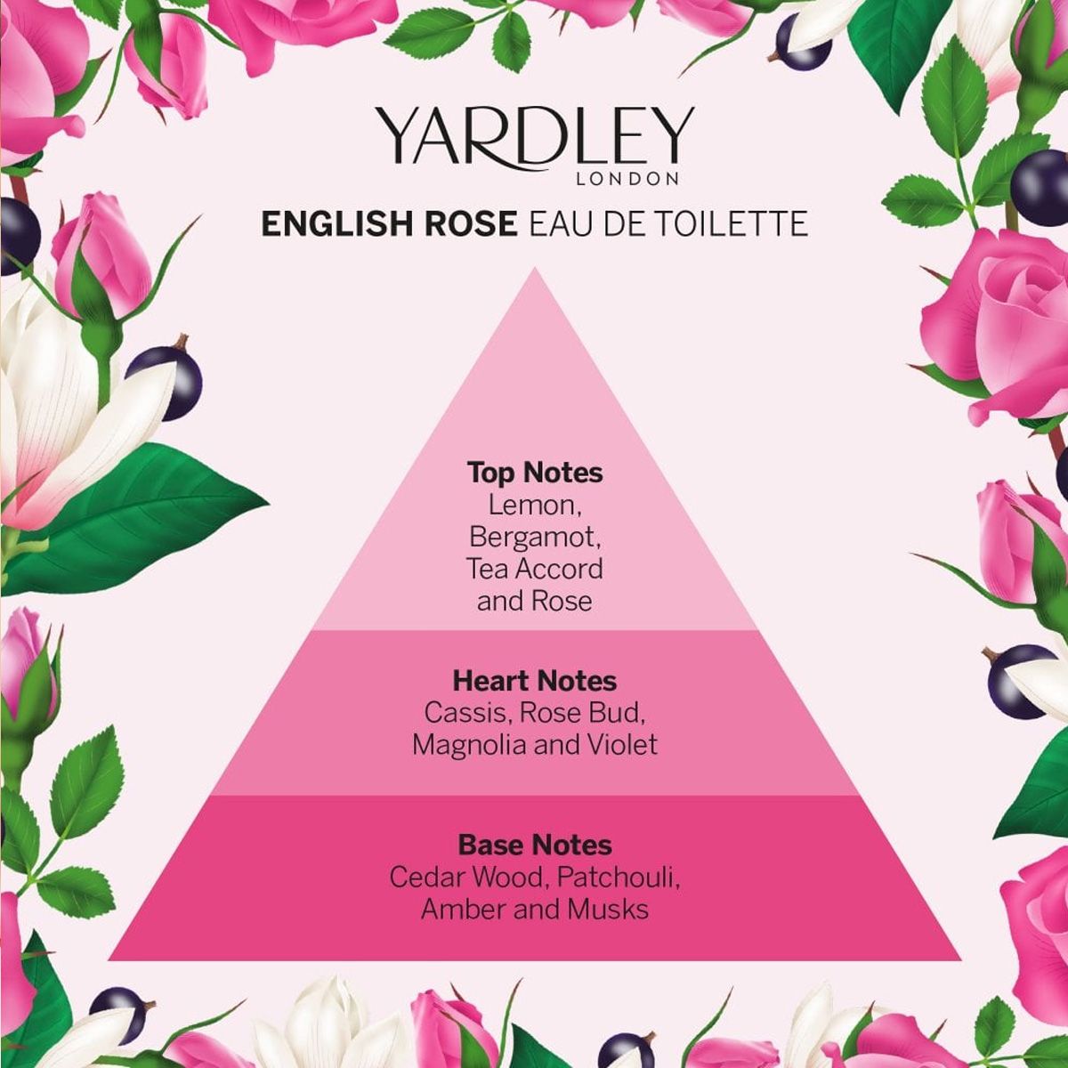 Yardley London English eau de toilette rose 125ml