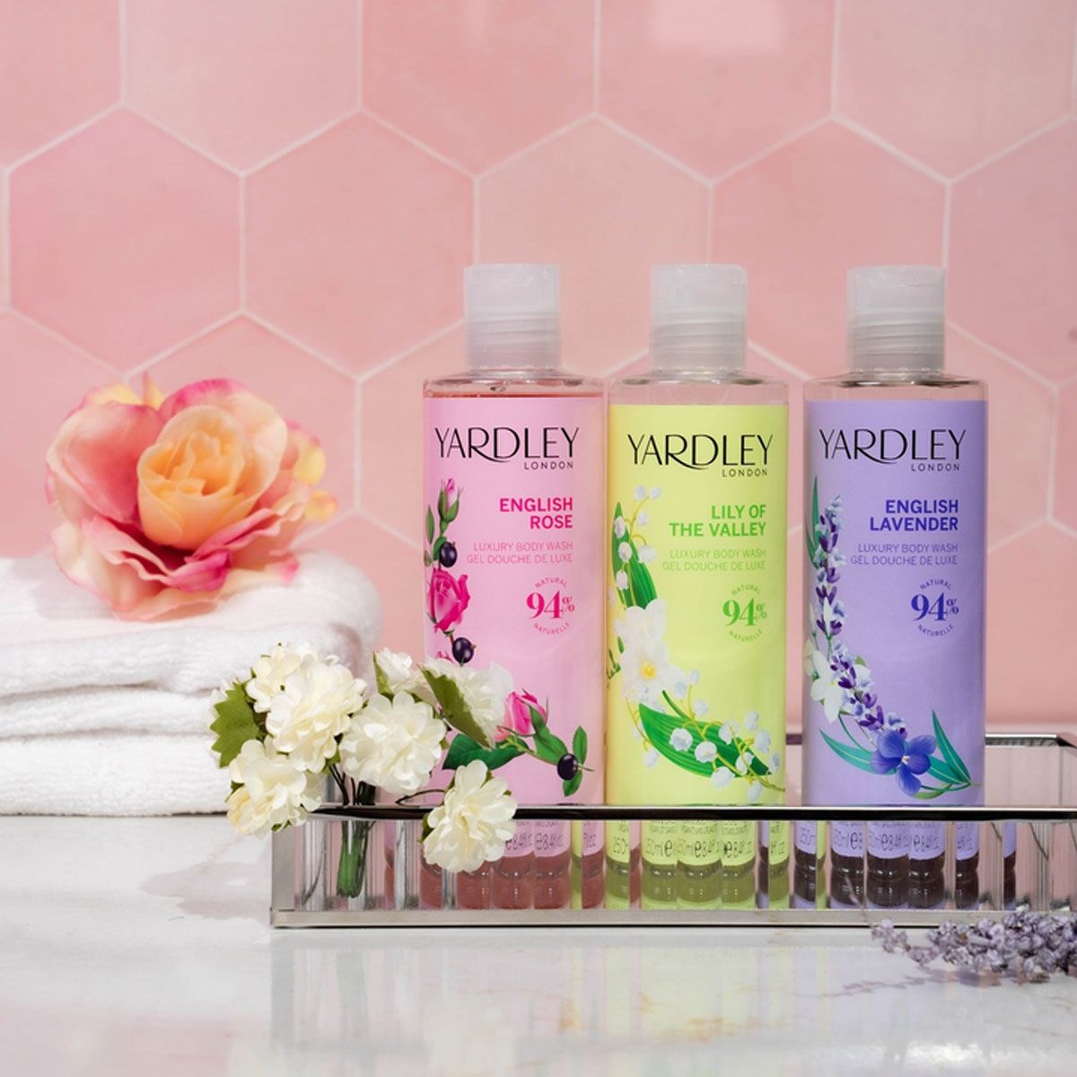 Yardley London English Body Wash Rose 250ml