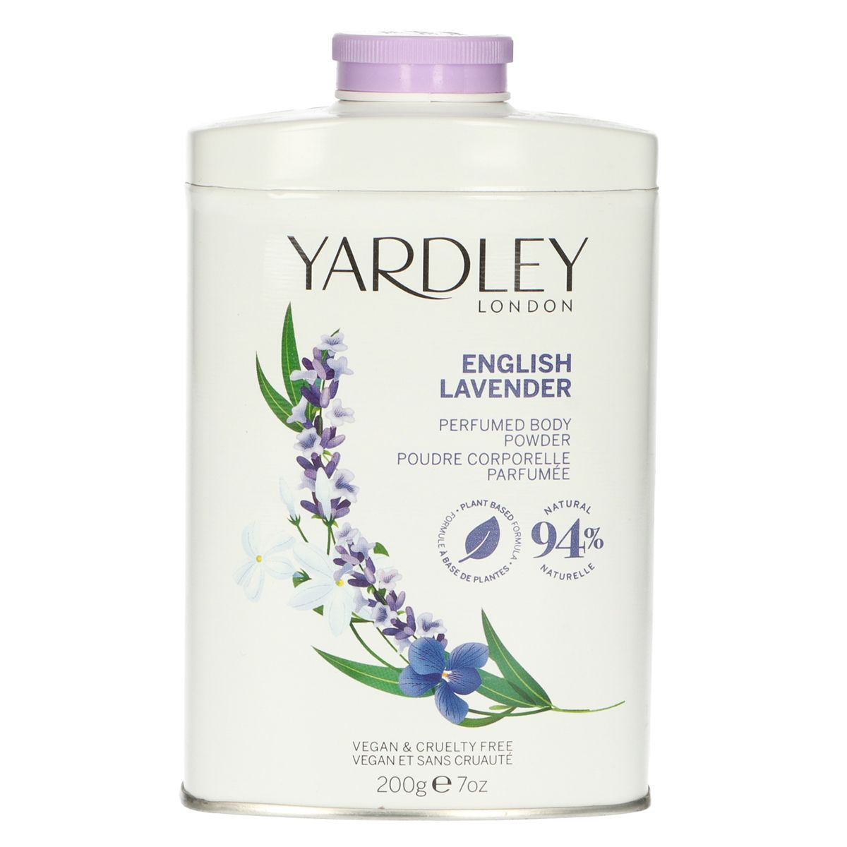 Yardley london engels talkpoeder lavendel 200gr.