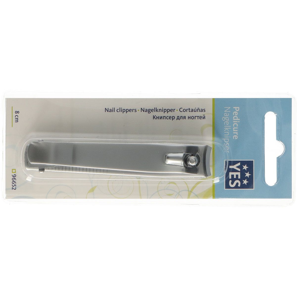Ja voetnagelknipper zilver 8cm