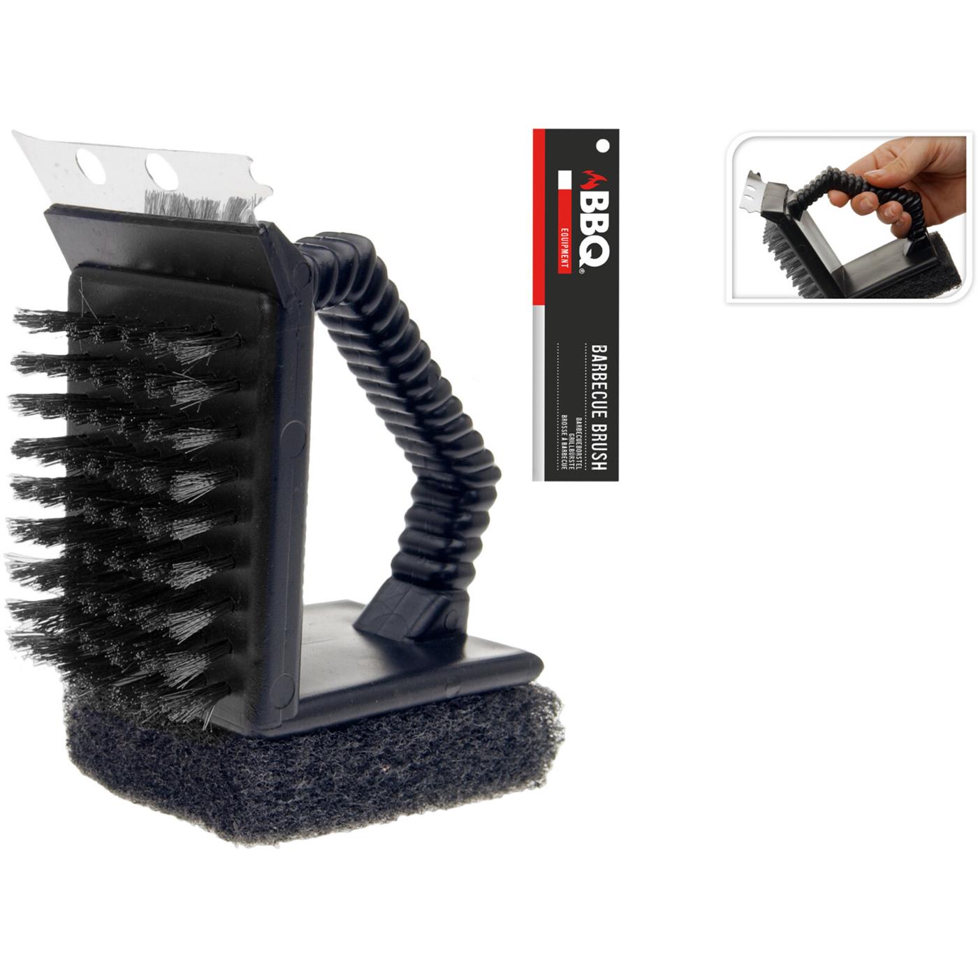 Bbq borstel 3 in 1