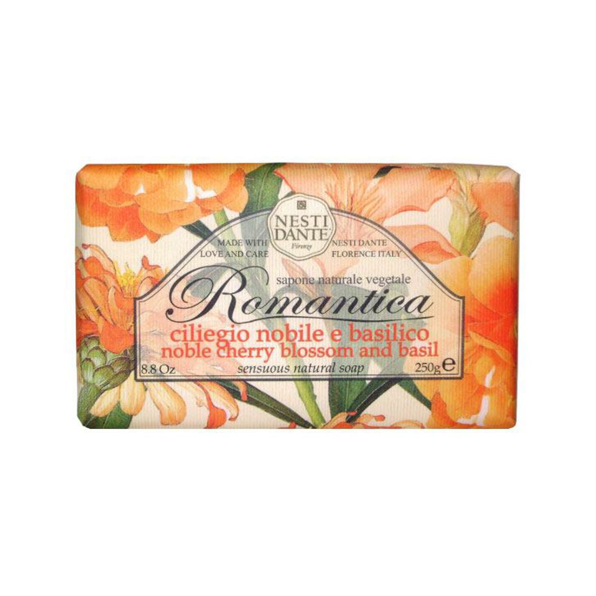 Nesti dante romantica nobele kersenbloesem basilicumzeep 250gr.