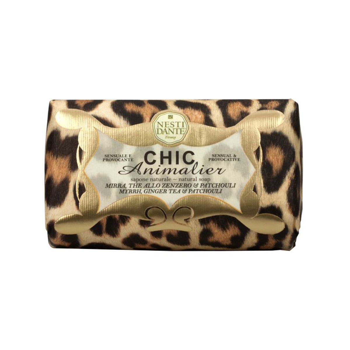Nesti dante chic animalier mirre gemberthee patchouli zeep 250gr.