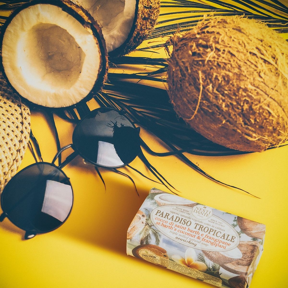 Nesti dante paradiso tropicale kokos frangipani zeep 250gr.