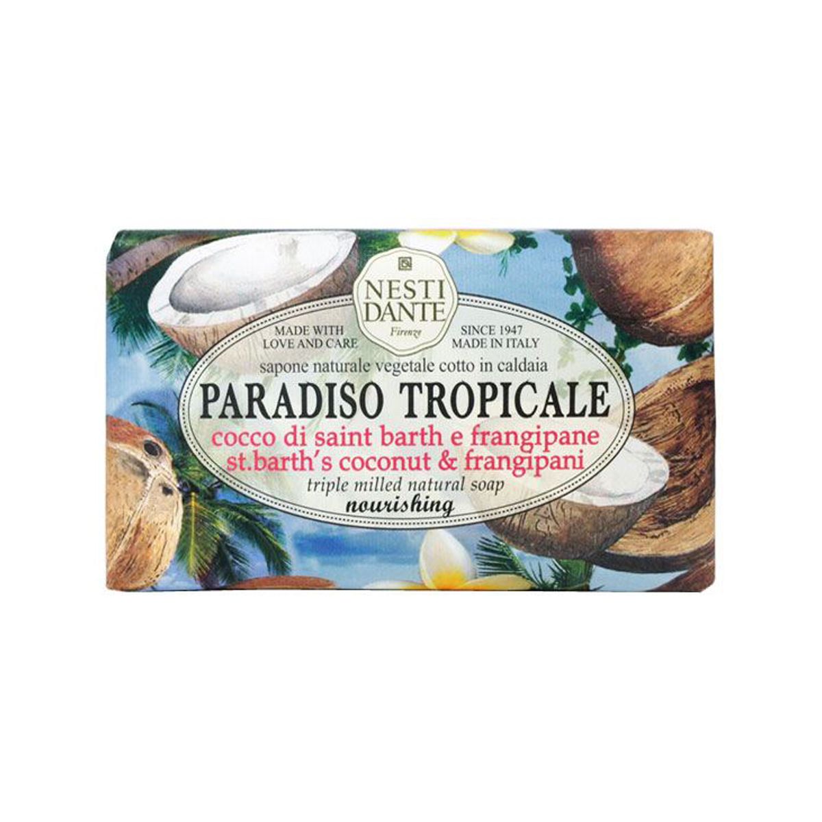 Nesti dante paradiso tropicale kokos frangipani zeep 250gr.