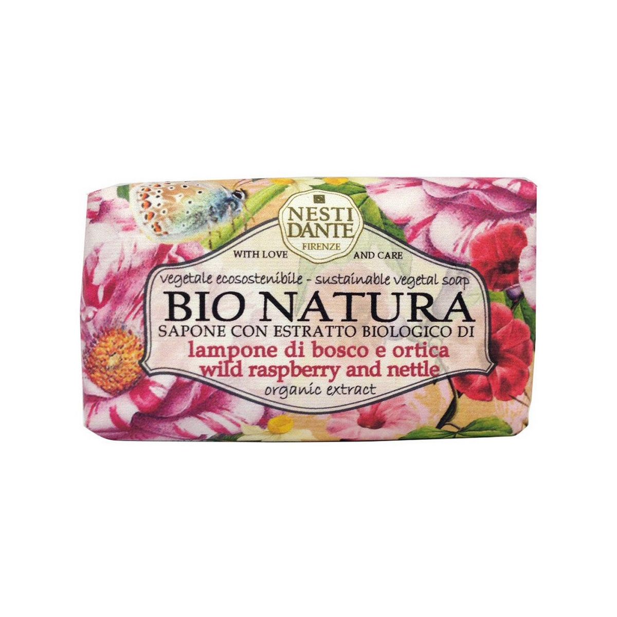 Nesti dante bionatura wilde frambozenbrandnetelzeep 250gr.