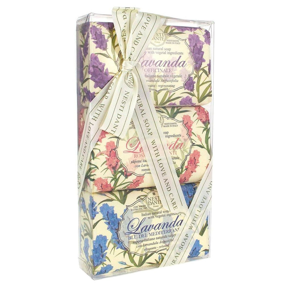 Nesti dante geschenkset zeep lavanda 3x150gr.