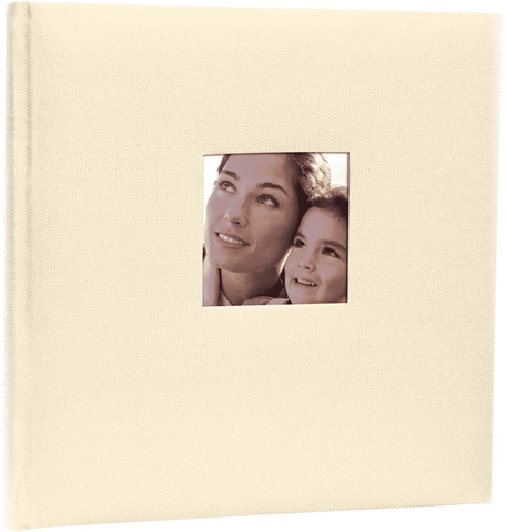 Zep fotoalbum ow313130 katoen met velina wit met 30 vellen 31x31 cm