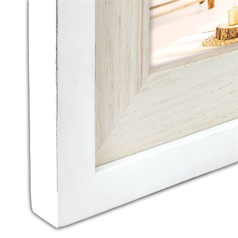 Zep Fotolijst NQ22W Aarlen Wit 2Q 2x10x15 cm