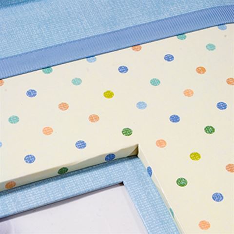 Zep ka323230 pergamin album 30 vellen 32x32 cm blauw