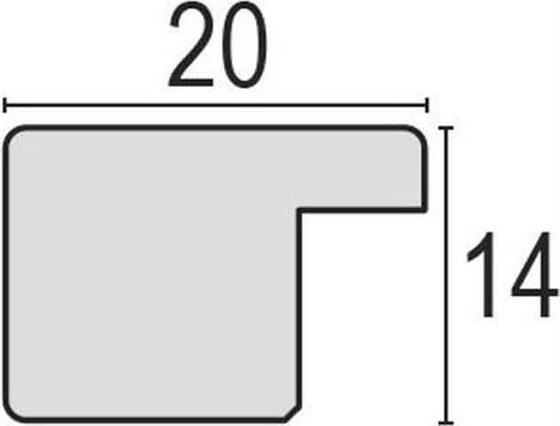 Zep m331 houten lijst 10x15 cm