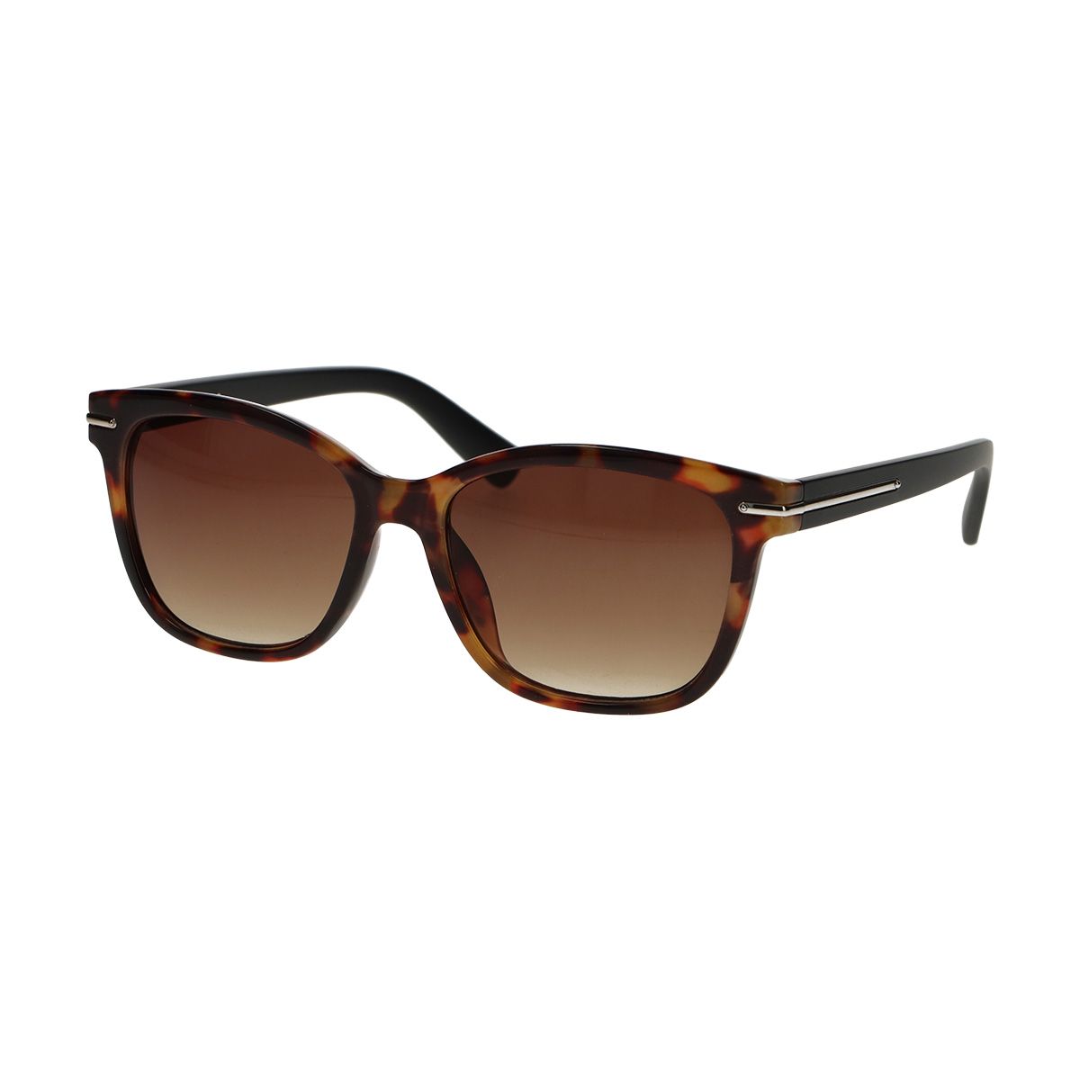Spectrum zonnebril vierkant tortoise mat zwart dames