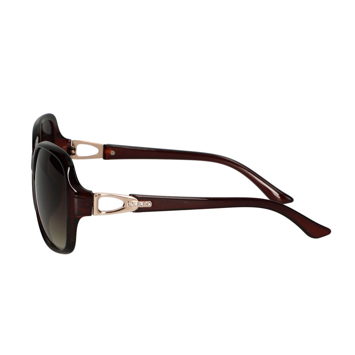 Spectrum zonnebril donker bruin rond dames