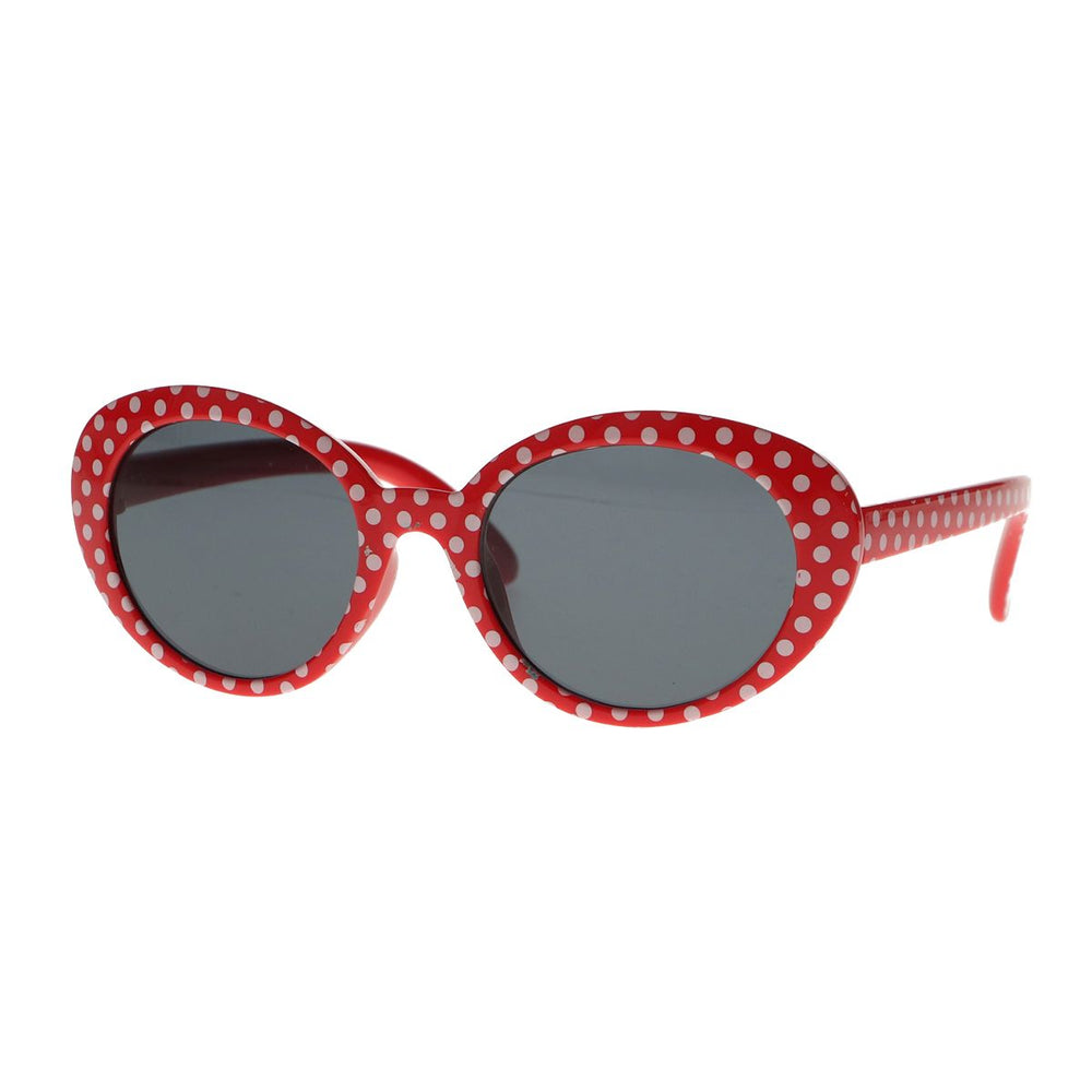 Spectrum rood zonnebril stippen smoke glas kids meisje