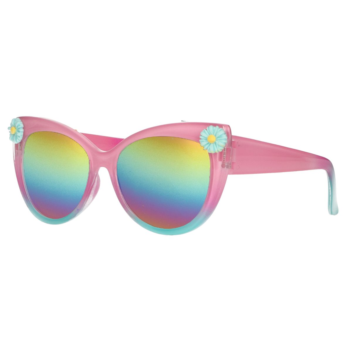 Spectrum zonnebril roze blauw bloemtjes meisjes