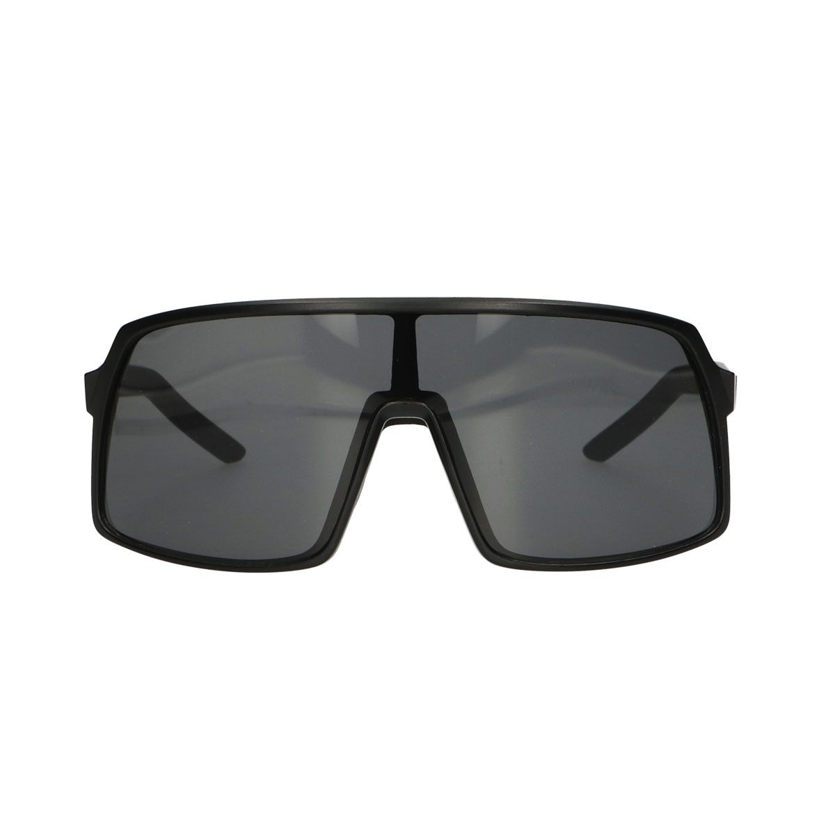 Spectrum zonnebril mat zwart smoke glas heren