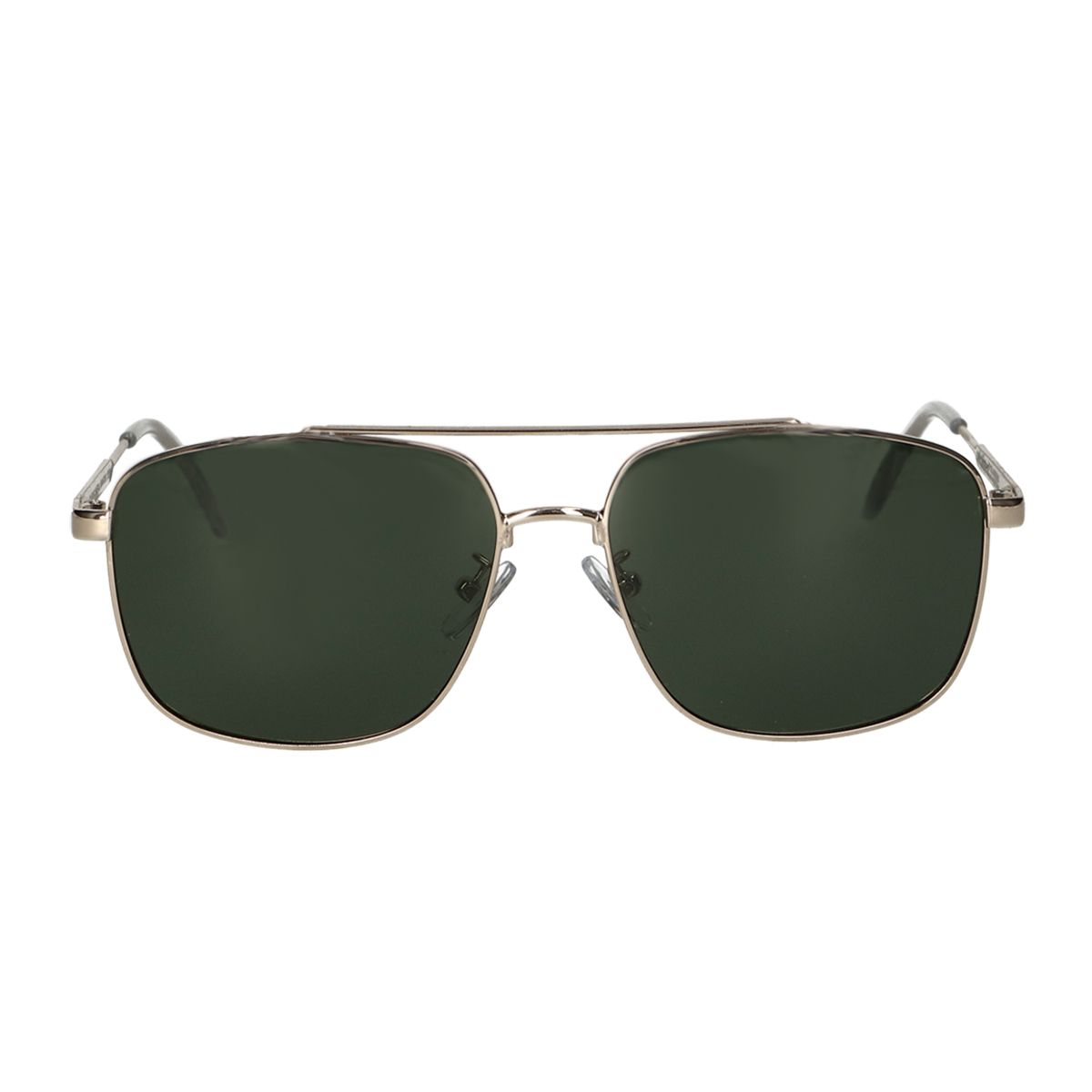 Spectrum zonnebril groen glas messing heren