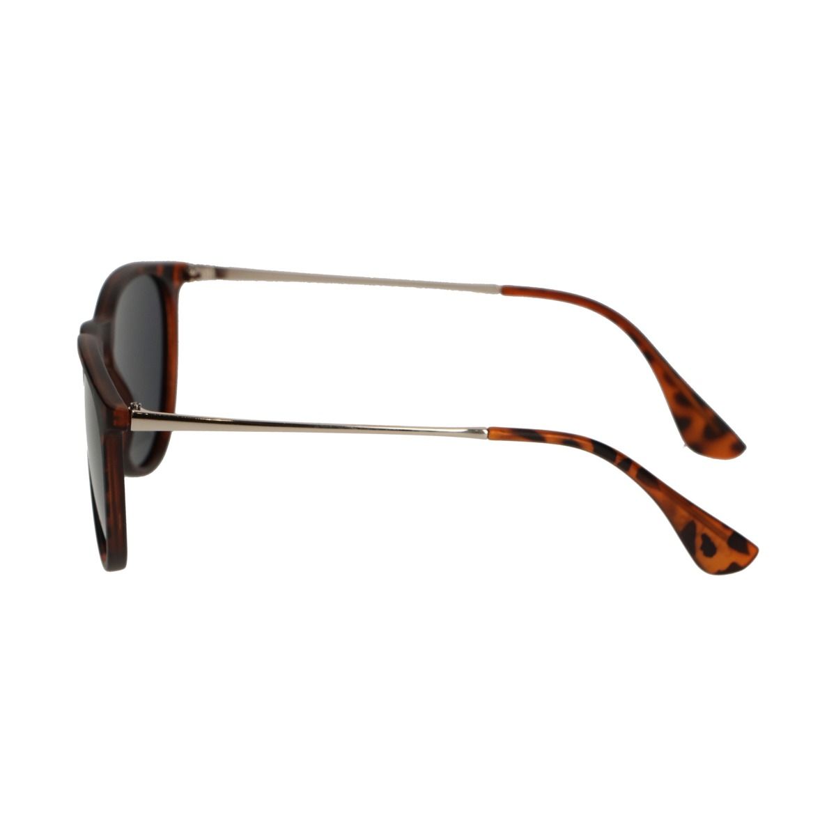 Spectrum gepolariseerde zonnebril rond tortoise goud grijs dames