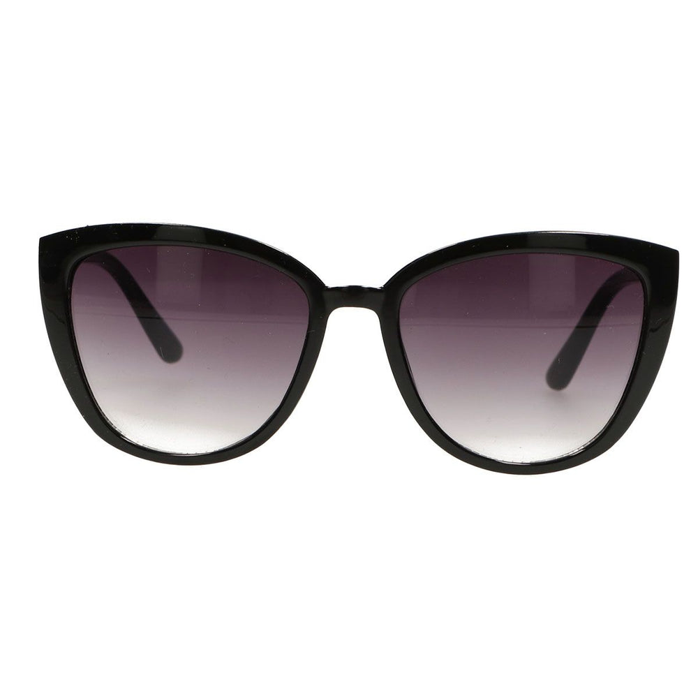 Spectrum polarized zonnebril cate eye zwart smoke glas dames
