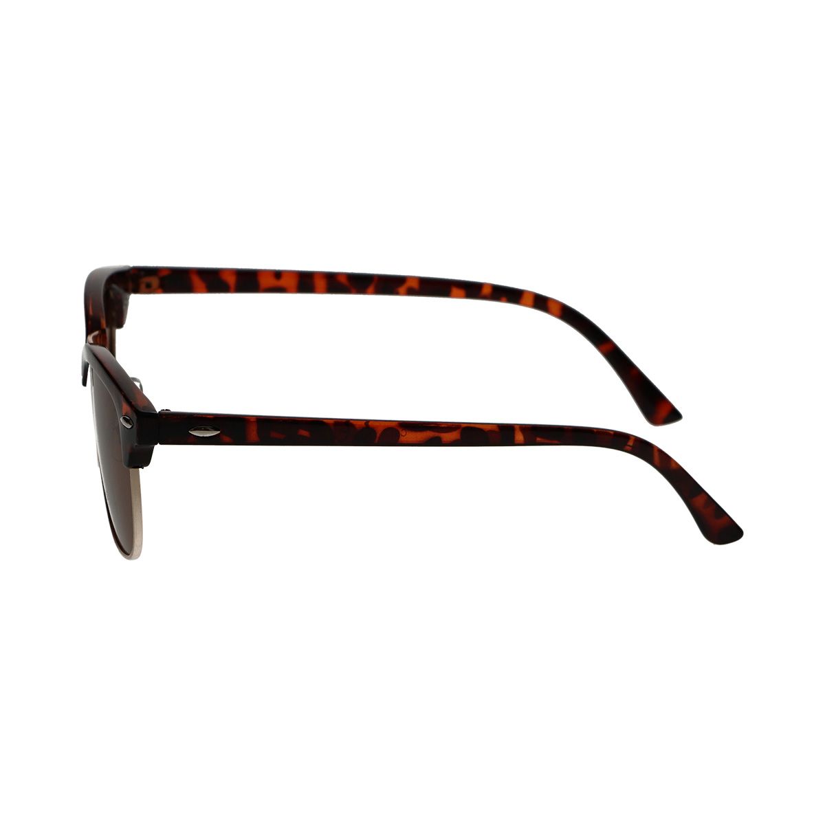 Spectrum gepolariseerde zonnebril club vierkant havana goud bruin unisex