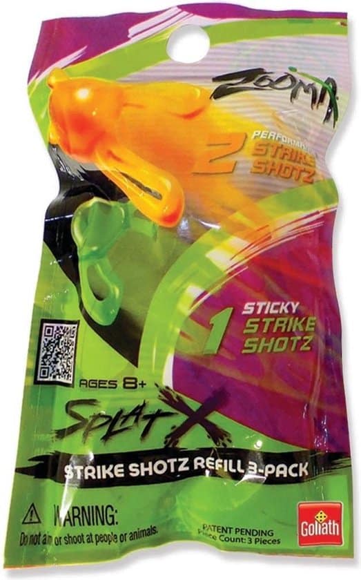 Goliath zooma - splat x snake shot - aanvulling 3 stuks in zakje