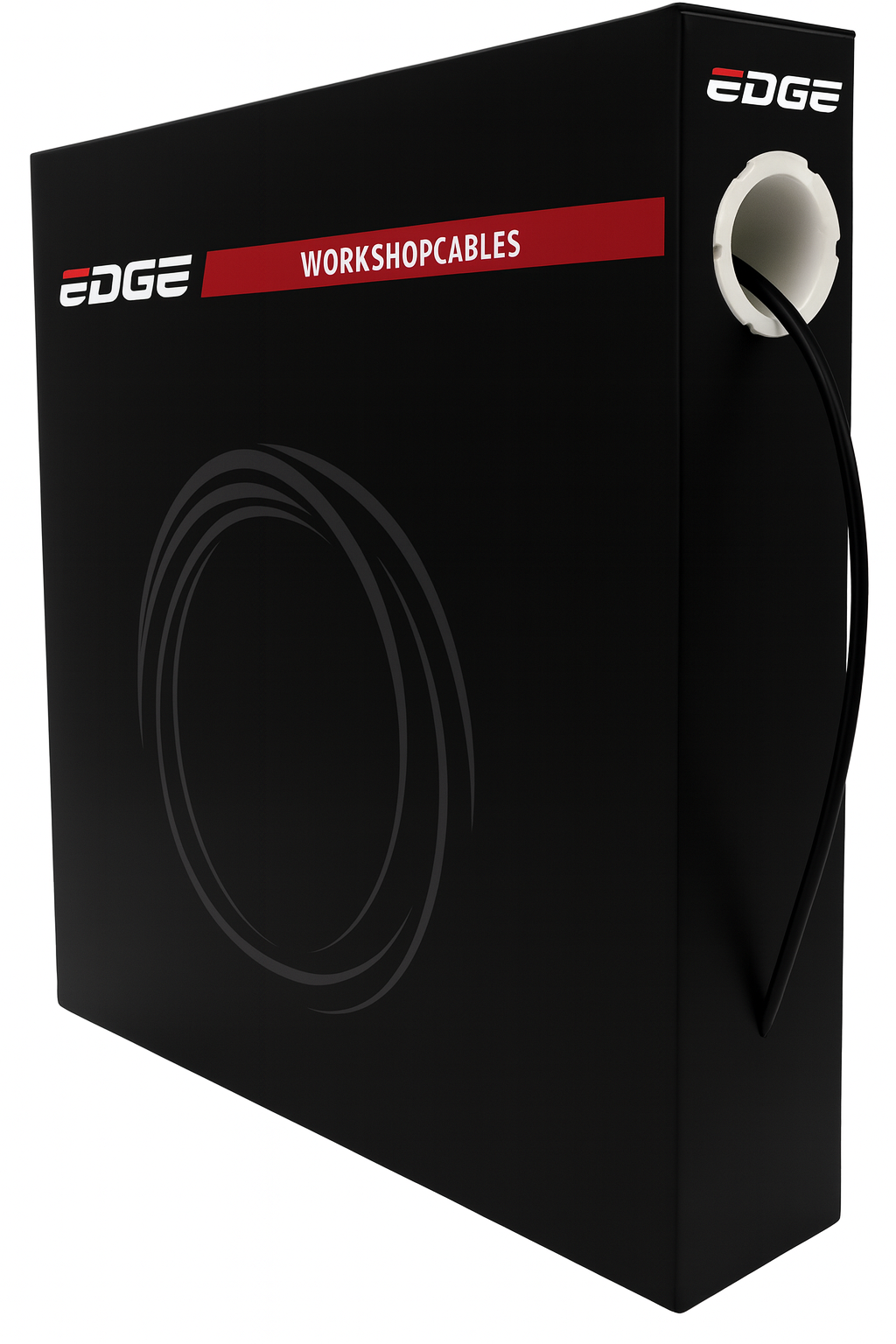 Edge rem buitenkabel ø5mm 30 meter met teflon voering - zwart