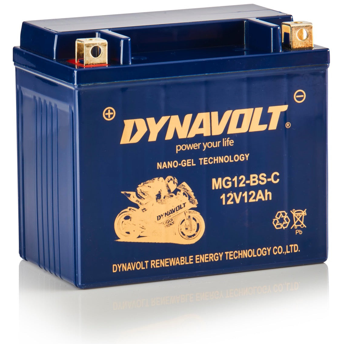 Dynavolt accu mg12-bs-c (ytx12-bs)