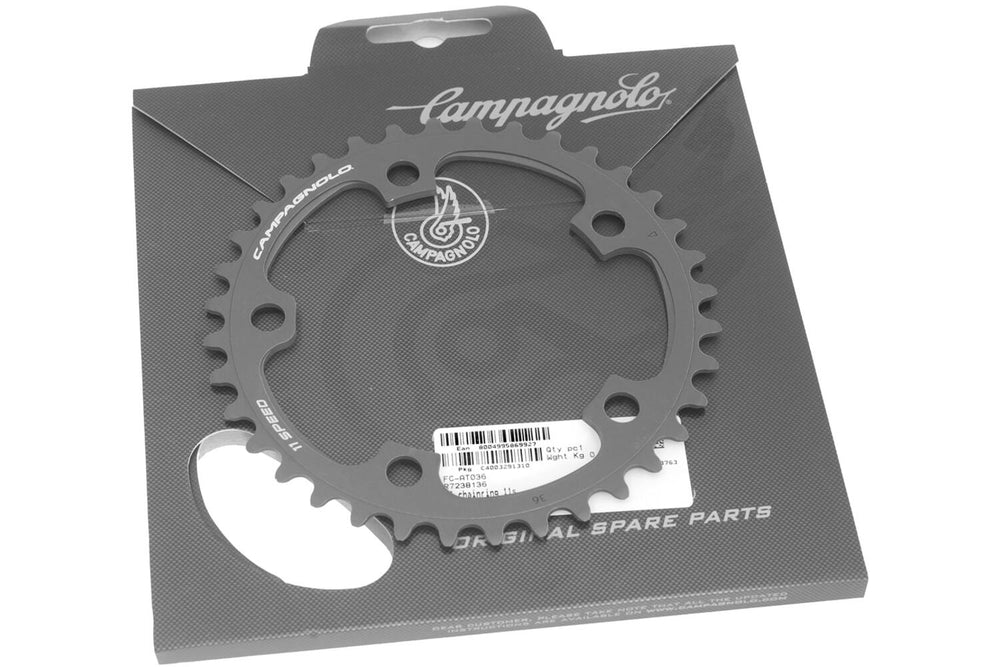 Campagnolo - kettingblad 36t. athena titan zwart 11 versnellingen