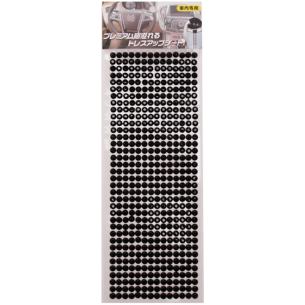 Diverse sticker kristal zwart