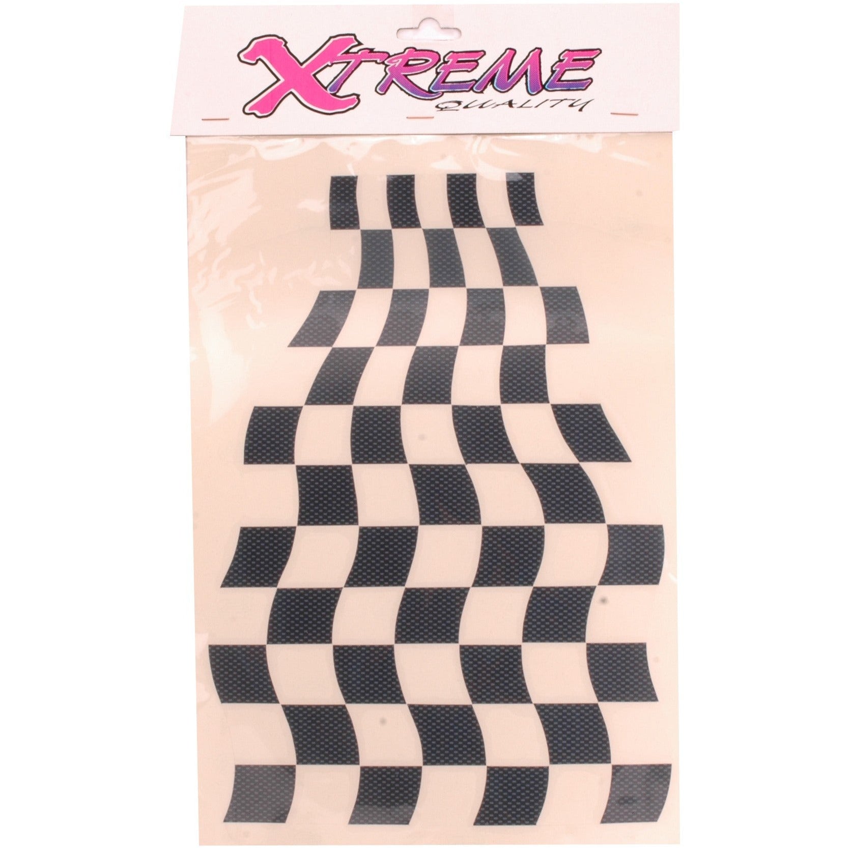 Diverse stickervlag golf koolstof