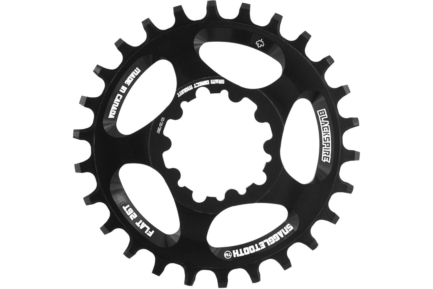 Blackspire - kettingblad snaggletooth sram spline 26 0mm offset