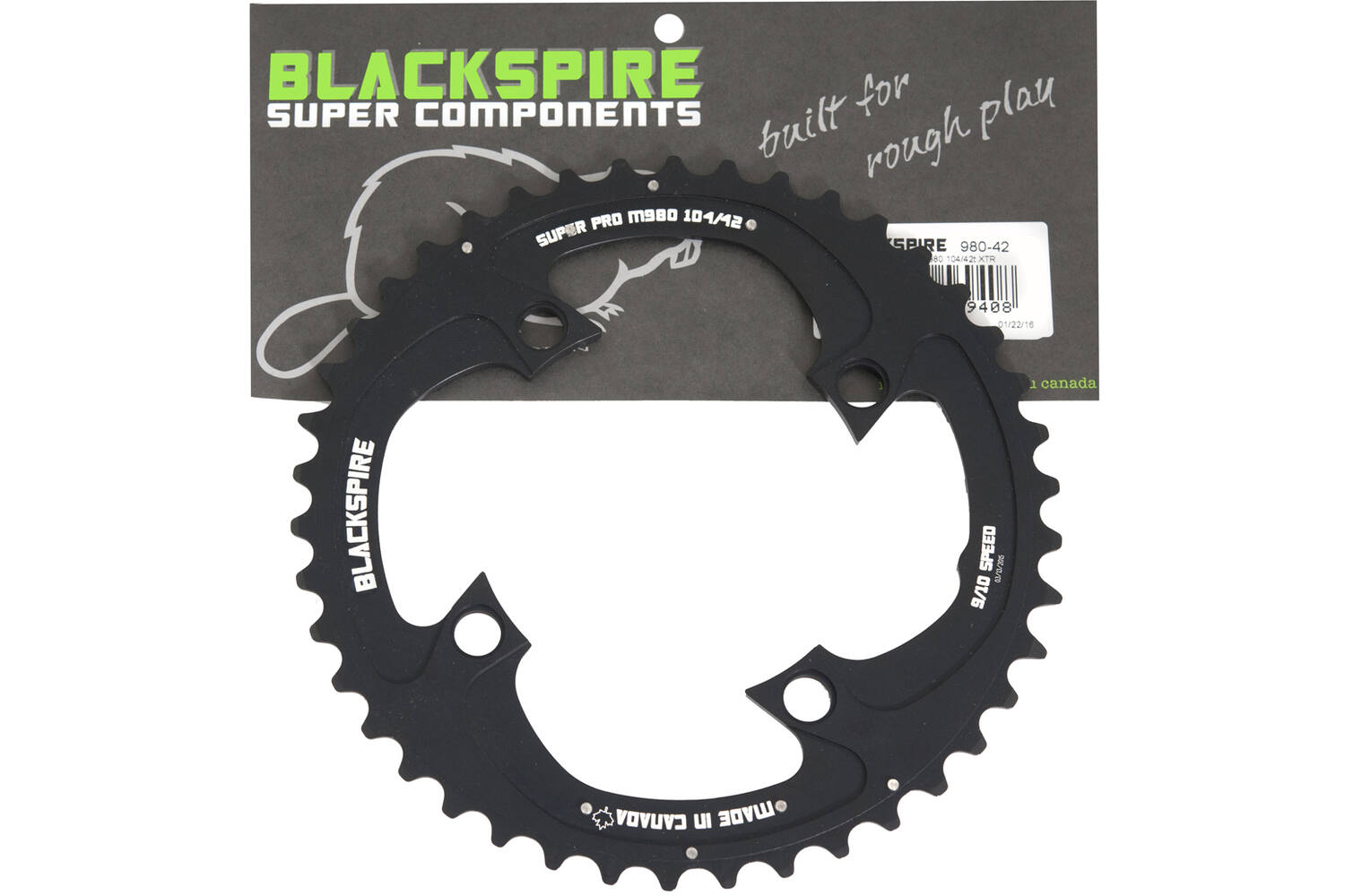 Blackspire - kettingblad mtb super pro xtr fc-m980 104bcd 42t.