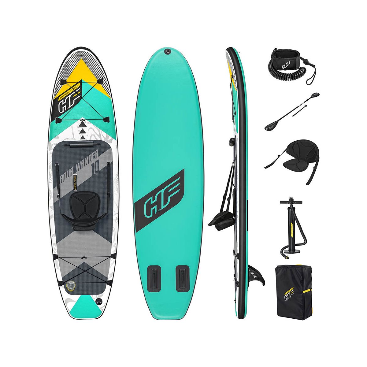 Hydro Force Aqua Wander TravelTech Convertible SUP-set