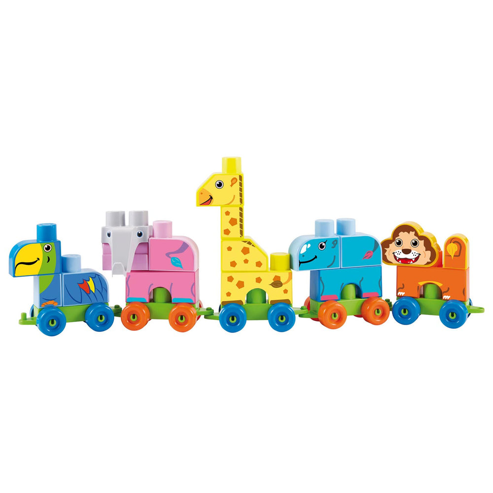 Abrick Maxi Animal Train Storage Box, 42 pcs