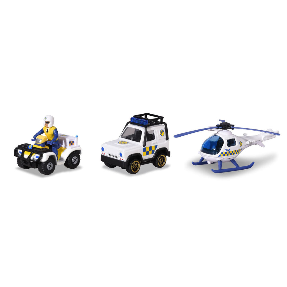 Dickie Brandweerman Sam Voertuigen, 3-pack