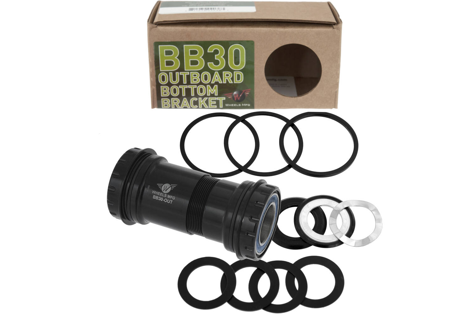 Wielen fabrikant - trapas bb30 sram 22 24mm abec 3 5 acb zwart