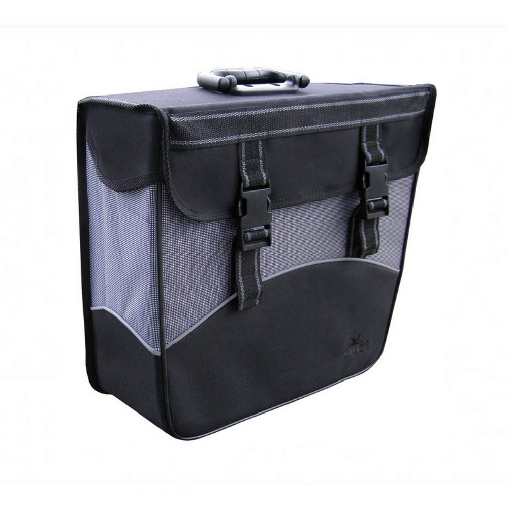 Sac unique du Groenland noir et blanc, à droite. dimensions 37x33x14 cm, contenu 20 litres