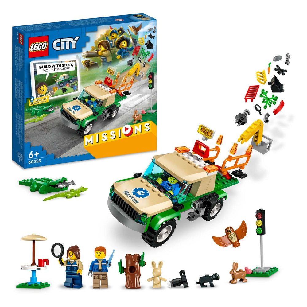 Lego city - wilde dieren reddingsmissies constructiespeelgoed (60353)