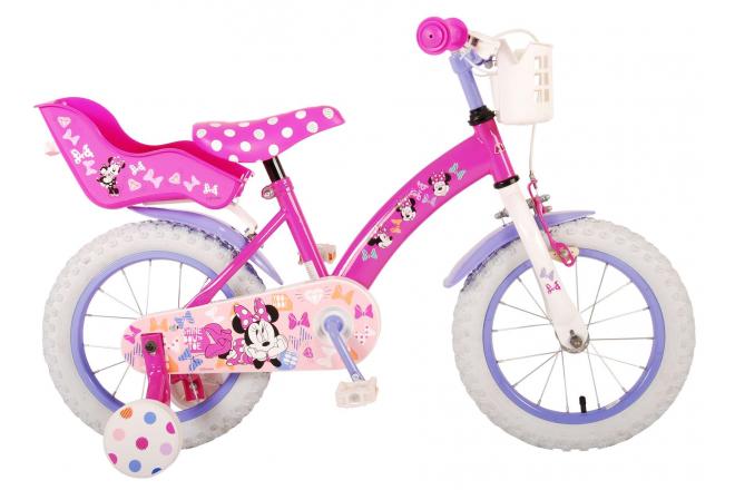 Disney Minnie schattigste ooit! - Kinderfiets - Meisjes - 14 inch - Roze