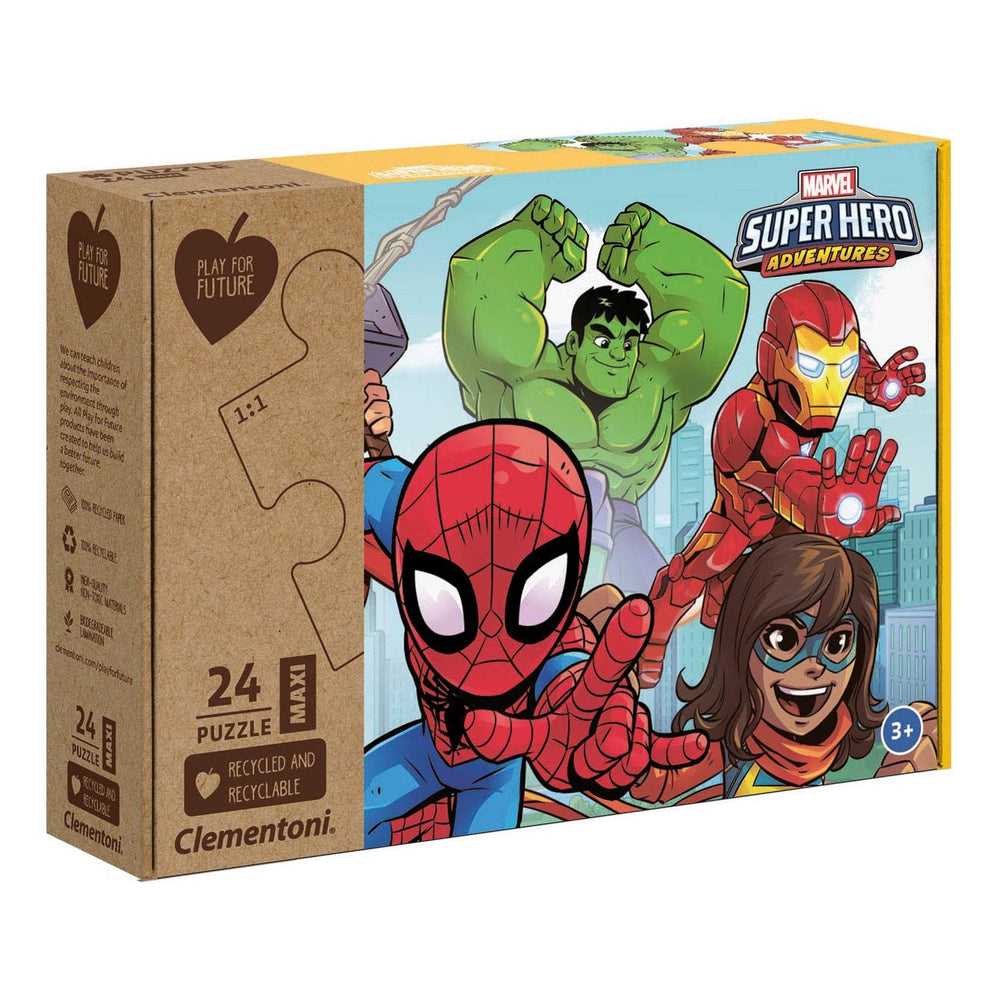 Clementoni Speelt voor Future Maxi Puzzel - Superhelden, 24e.