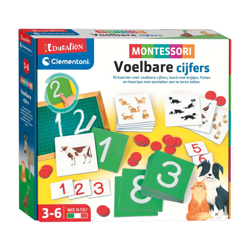 Clementoni Onderwijs Montessori - Voelbare Cijfers