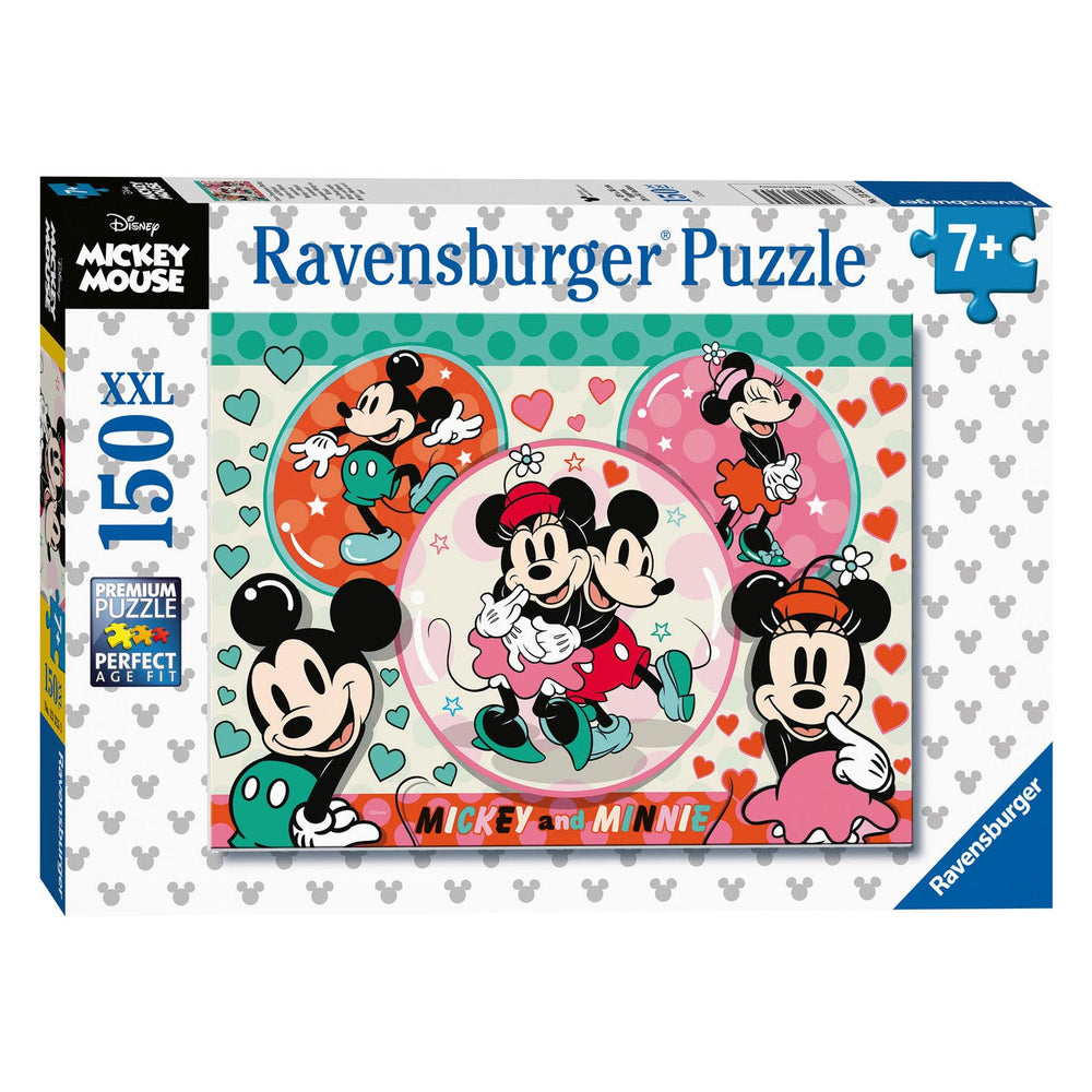 Ravensburger Dream Couple Mickey Minnie Jigsaw Puzzle, 150pc. XXL