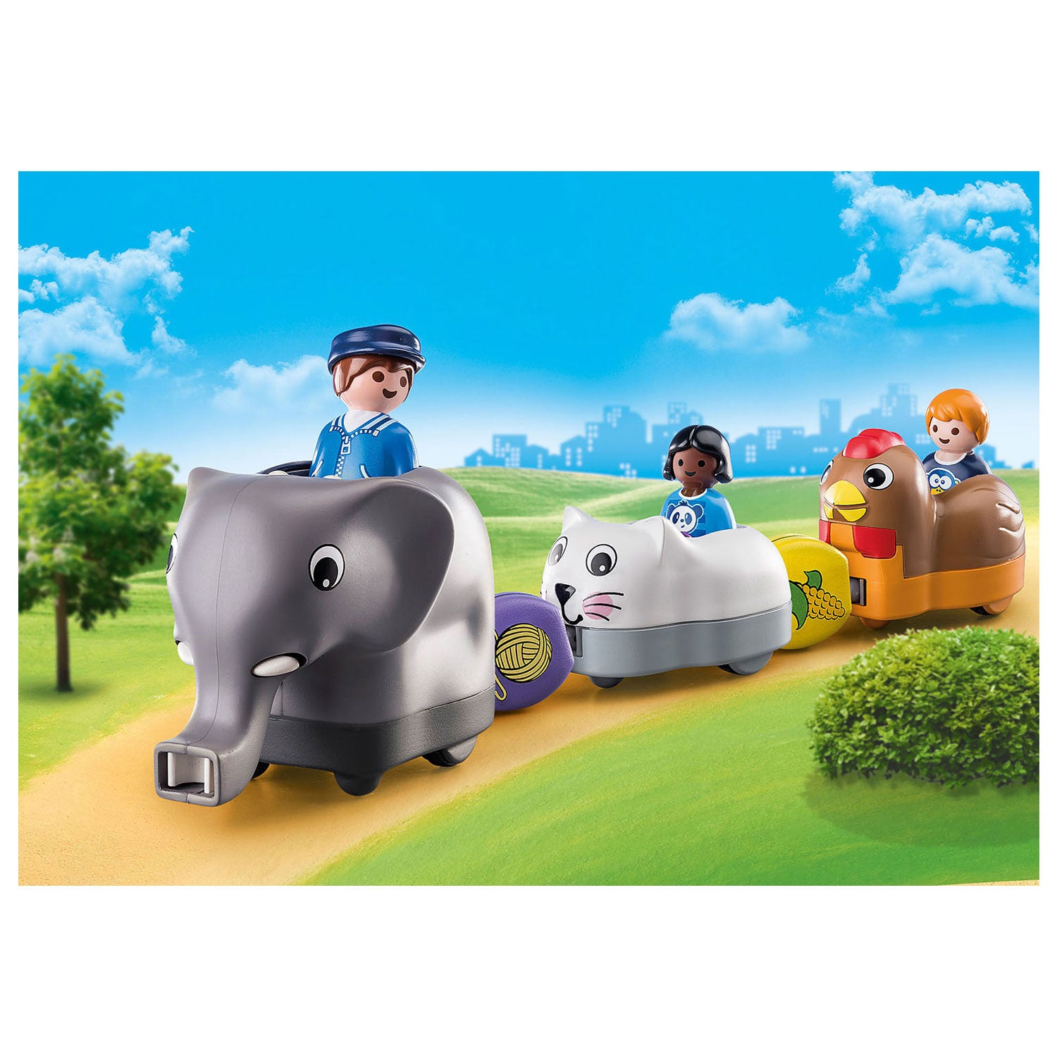 Playmobil 1.2.3. Dierentrein - 70405
