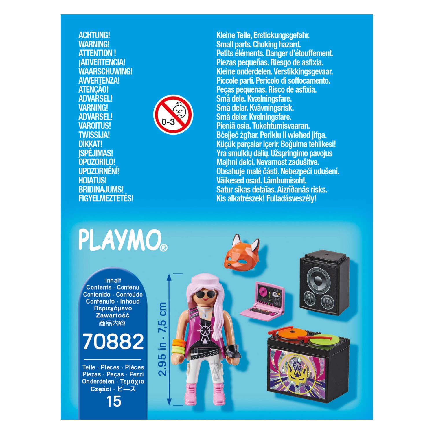 Playmobil Specials DJ met Draaitafel - 70882